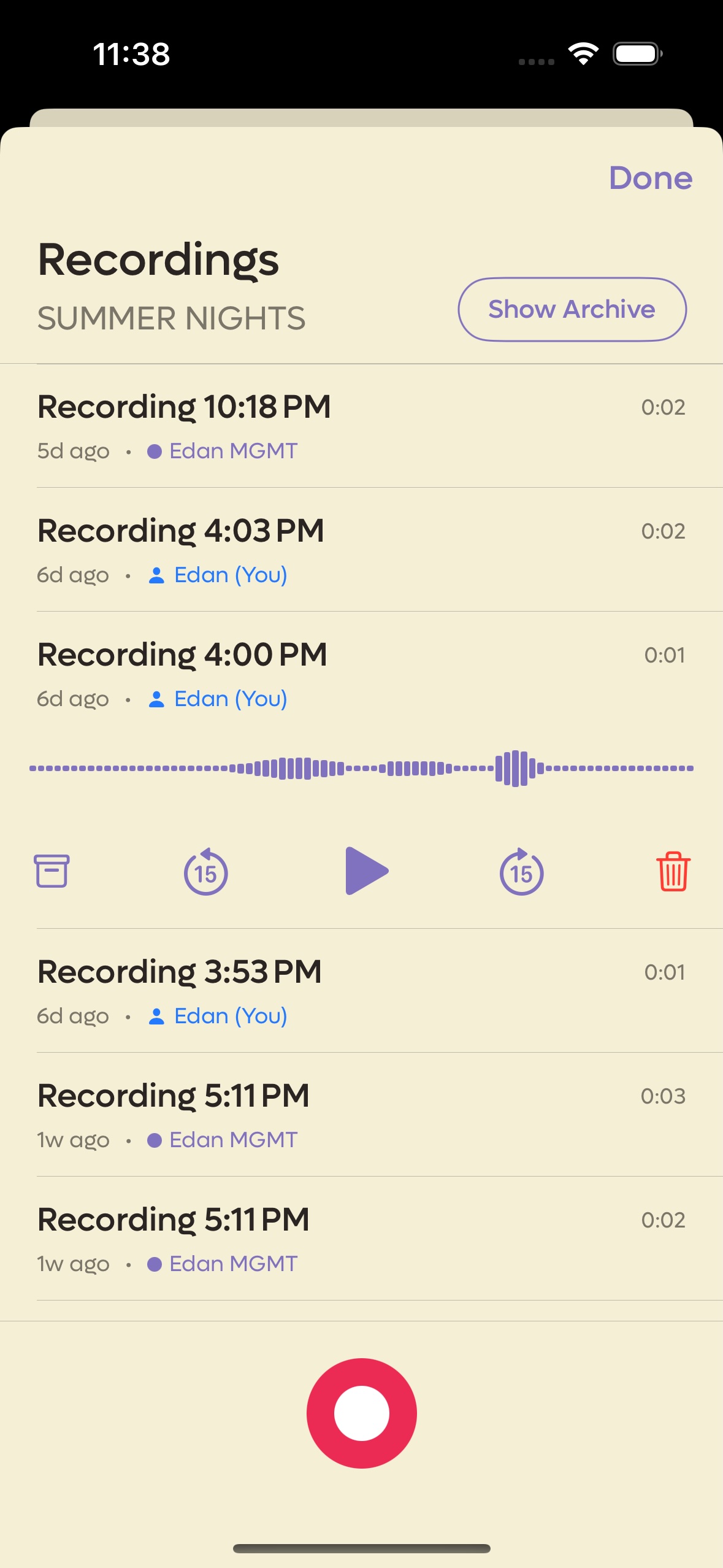 Lyric Genie – Voice Recordings screenshot